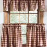 Cozy York Lined Point Curtain Valance These would look great in my kitchen. rustic kitchen curtains