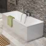 Cute 1700x750x540mm Square Double Ended Bath 1700x750x540mm Square Double Ended  Bath small double ended baths