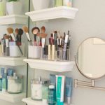 Cute Add small shelves next to the bathroom sink for those small bathrooms with bathroom vanity organizers