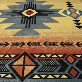 Cute Arizon Blue Southwestern Area Rug Detail southwestern area rugs