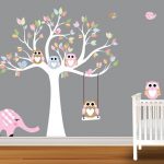 Cute Baby Wall Decals - Nursery Wall Decals Birch Trees - YouTube baby bedroom wall stickers