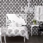 Cute black-and-white-wallpaper-designs-for-walls-2 black and white wallpaper designs for bedrooms