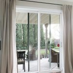 Cute Curtain rods from galvanized pipes without the industrial look. Door Window patio door curtains