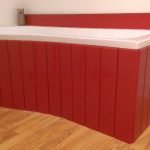 Cute Flexible Bath Panel ideal for P Shaped Shower Baths any colour / finish p shaped bath panel
