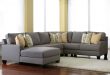 Cute grey sectionals with chaise | Chamberly Alloy 4 Piece Modular Sectional  Fabric gray sectional sofa