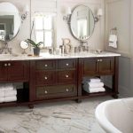 Cute Image of: Frameless Oval Bathroom Mirrors frameless oval bathroom mirrors