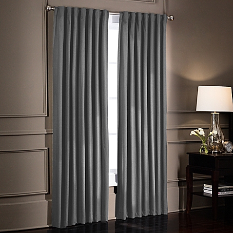 Cute image of SmartBlock™ Rod Pocket Room Darkening Window Curtain Panel window curtain panels