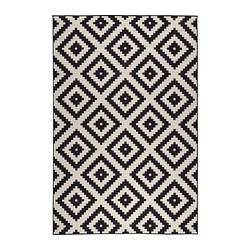 Cute LAPPLJUNG RUTA Rug, low pile - 6 u0027 7  black and white rug