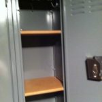 Cute Locker Shelves! #Locker #shelf #storage wooden locker shelves