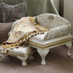 Cute Luxury Belgravia Pet Bed and Matching Stool luxury dog bed furniture