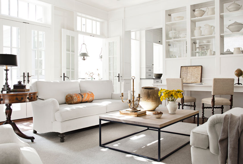 Cute White Living Rooms - Ideas for White Living Room Decorating white living room furniture