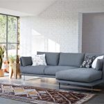 Cute Modern Grey Corner Sofa Bed L shaped designer corner sofa beds