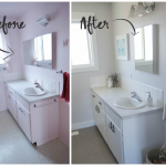 Cool DIY Bathroom Remodel on a Budget (and thoughts on renovating in phases) ... diy bathroom renovation