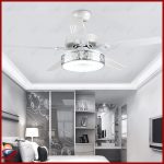 Elegant 110v 220v luxury quiet ceiling fans lights remote ventilador modern bedroom  led quiet ceiling fans for bedroom