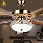 Elegant Aliexpress Buy Three Chicken Photoelectric Luxury Decorative decorative ceiling fans for bedroom