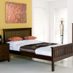 Elegant Atlanta dark wood bed frame King £299 bedframes.co.uk dark wood bed frame