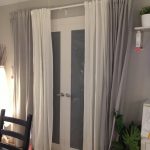 Elegant Back/patio door curtains -let sunlight in during the day -keep people from patio door curtains