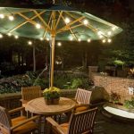 Elegant Backyard Lighting, Outdoor Lighting, Lighting Ideas, Lighting Design,  Outdoor Decor, Outdoor patio umbrella lights