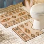 Elegant bathroom mat rugs from collections etc southwest bathroom mat rugs southwestern bathroom rugs