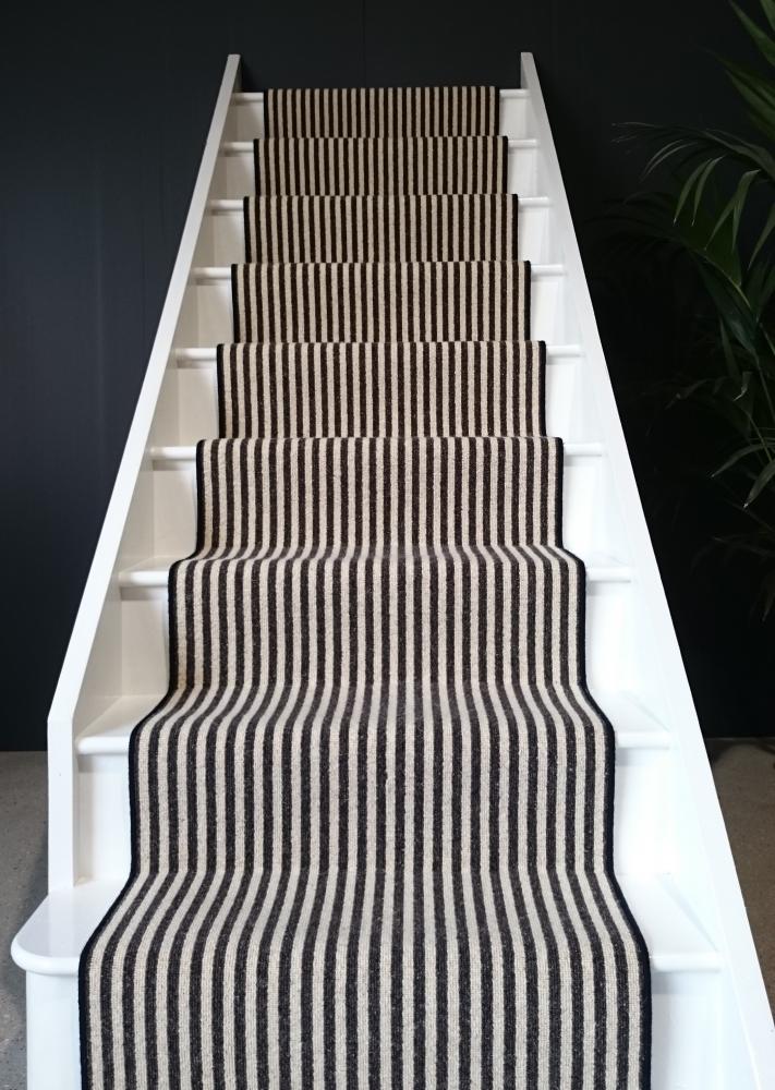 Elegant Black u0026 White Stripe Stair Runner Stairs Pinterest 736x1001 · Striped ... black and white stair runner