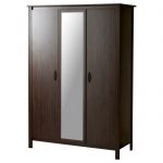 Elegant BRUSALI Wardrobe with 3 doors - IKEA portable wardrobe ikea