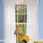 Elegant Cotton Voile Tie-Tab Top Curtains I could do these on the 4-poster tab top sheer curtains