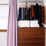 Elegant DIY open closet system- for those with tiny bedroom closets! open wardrobe closet