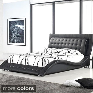 Elegant Dublin Modern King Size Platform Bed - Free Shipping Today - Overstock.com king size platform bed