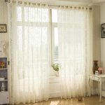 Elegant Four Styles Customer-made Semi-sheer Curtains White Coffee Jacquard Living  Room Bedroom semi sheer curtains