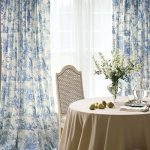 Elegant French country blue toile curtains add the appeal of country living to your french country curtains
