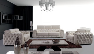 Elegant Genuine u0026 Italian Leather luxury italian leather sofas