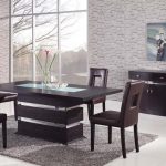 Elegant Glass Dining Room Table Set Beautiful Dining Room Design Using In  Contemporary modern dining room furniture sets