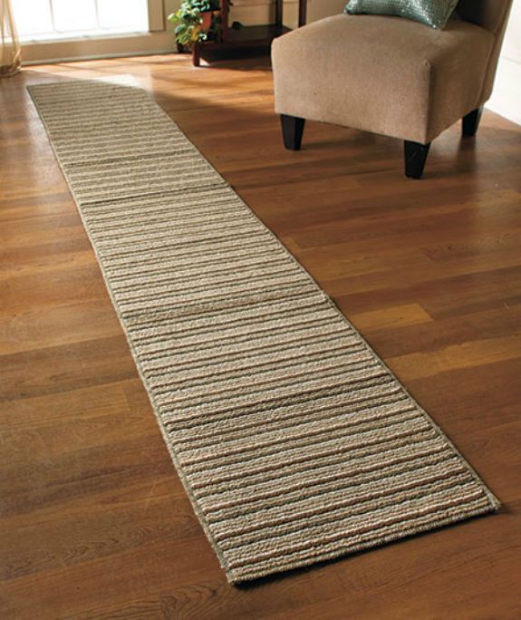 Elegant hallways · extra long non slip runner rug striped washable durable 60 long runner rugs
