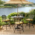 Elegant Heritage Bar Height. Provide Luxury u0026 Comfort with a Patio Set From the 5 piece bar height patio set