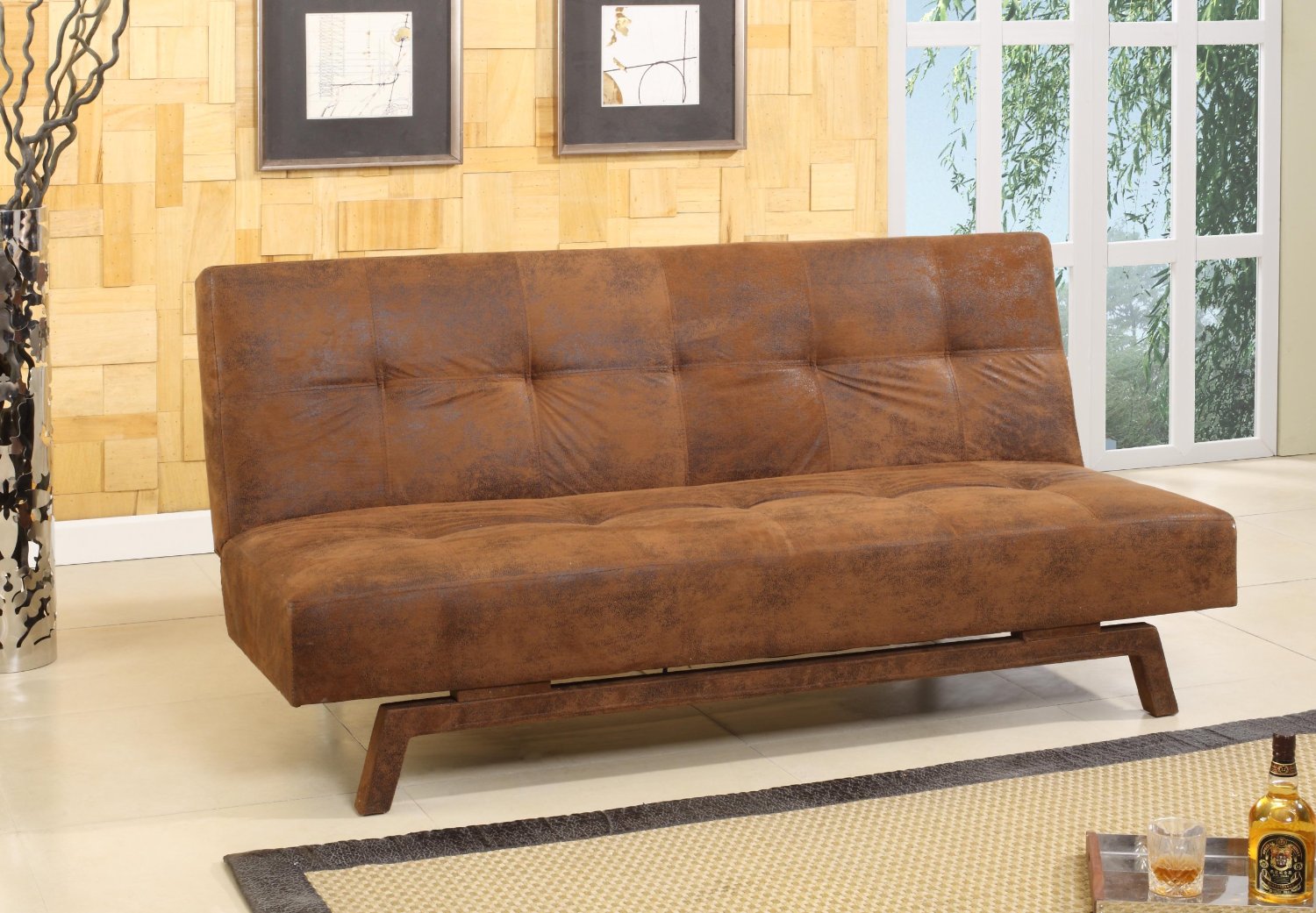 Elegant ... Marvelous Couch Futons Queen Size Futon Dimensions Brown Futon Cream  Floor brown futon sofa bed