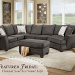Elegant Not much gets better than a comfy oversized cuddler! We are loving this gray sectional sofa