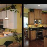 Elegant Painted Cabinets Before and After: Ideas for Your Kitchen Renovation:  Painted home renovation before and after