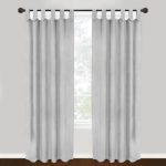 Elegant Park B. Smith Vintage House Brighton Tab Top 84-Inch Window Curtain Panel in tab top curtains with buttons
