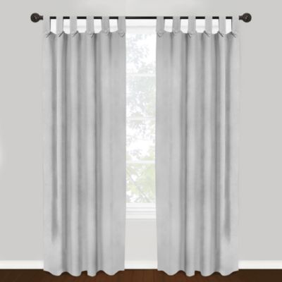 Elegant Park B. Smith Vintage House Brighton Tab Top 84-Inch Window Curtain Panel in tab top curtains with buttons