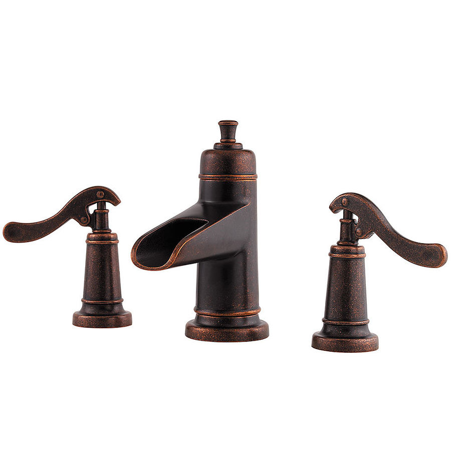Elegant Pfister Ashfield Rustic Bronze 2-Handle Widespread WaterSense Bathroom  Faucet (Drain Included) bronze bathroom faucet