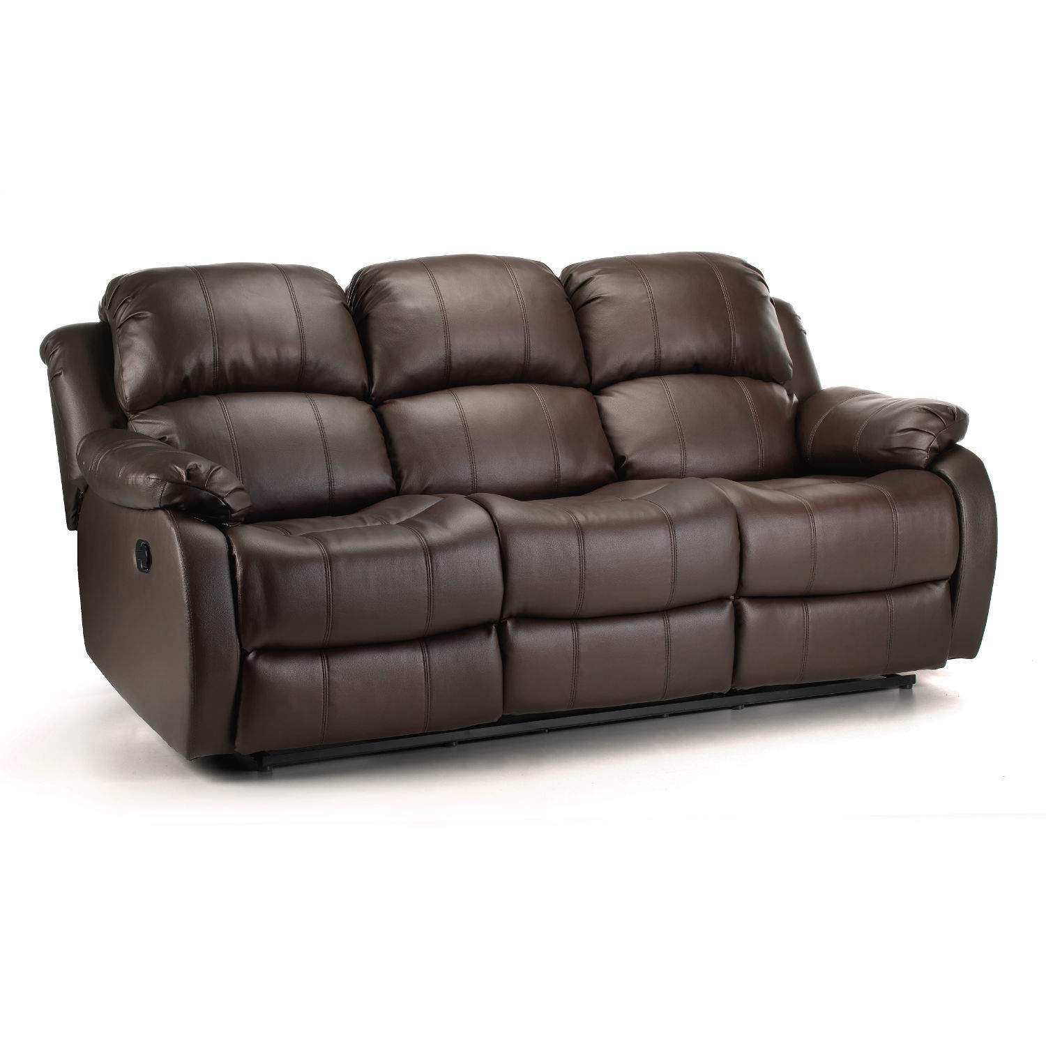 Elegant ... Reclining Leather 3 Seater Sofa. Hover to Zoom | Play Video 3 seater recliner leather sofa