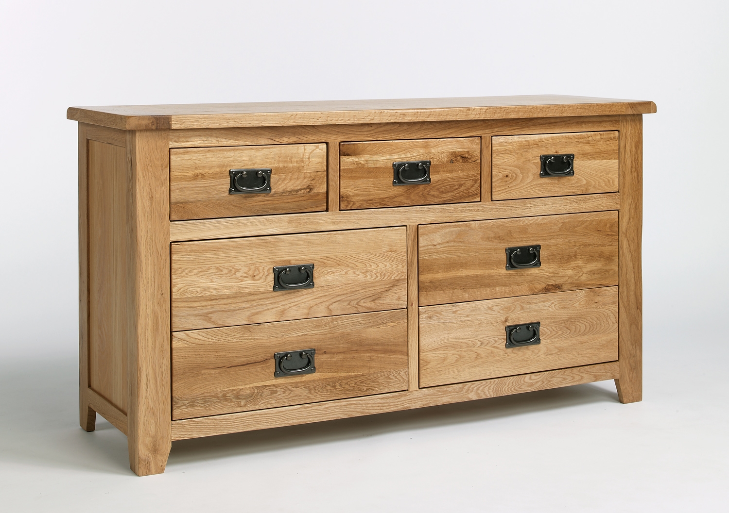 Elegant Rustic Oak Wide Chest Of Drawers Wide Oak Wooden Chest Drawers small wooden chest of drawers