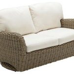 Elegant Sunset Deep Seating Outdoor Loveseat Outdoor Glider with Cushions . patio loveseat glider