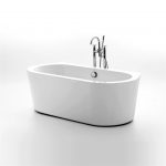 Elegant Woburn Freestanding Double Ended Bath 1490mm small double ended baths