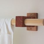 Elegant ... Wooden Curtain Rods Poles ... wood curtain rods