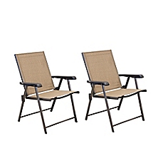 Cute image of Hawthorne Folding Sling Chairs (Set of 2) folding patio chairs