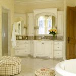Images of French Country Bathroom With Distressed White Vanity Cabinets french country style bathroom vanities