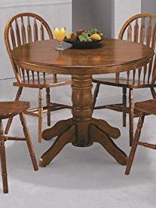 Ideas of 42 round oak dining table