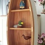 Images of 4 foot unfinished row boat shelf bookcase bookshelf by spinad1, boat shelf bookcase