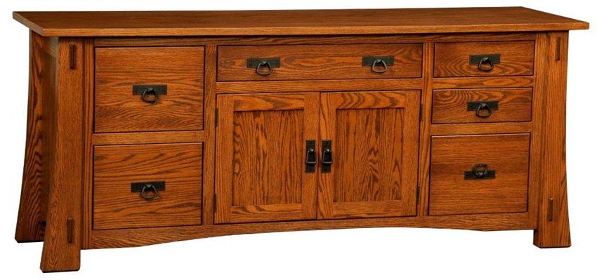 Images of Amish Modesto Mission Credenza with File Drawers office credenza with file drawers
